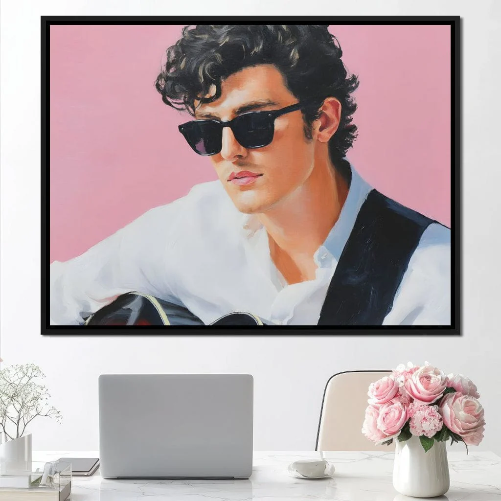 Retro Guitarist Cool Charisma - Image 4