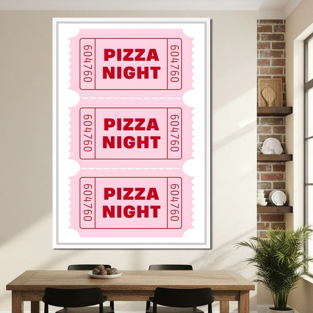 Retro Pizza Night Raffle Tickets - Image 3