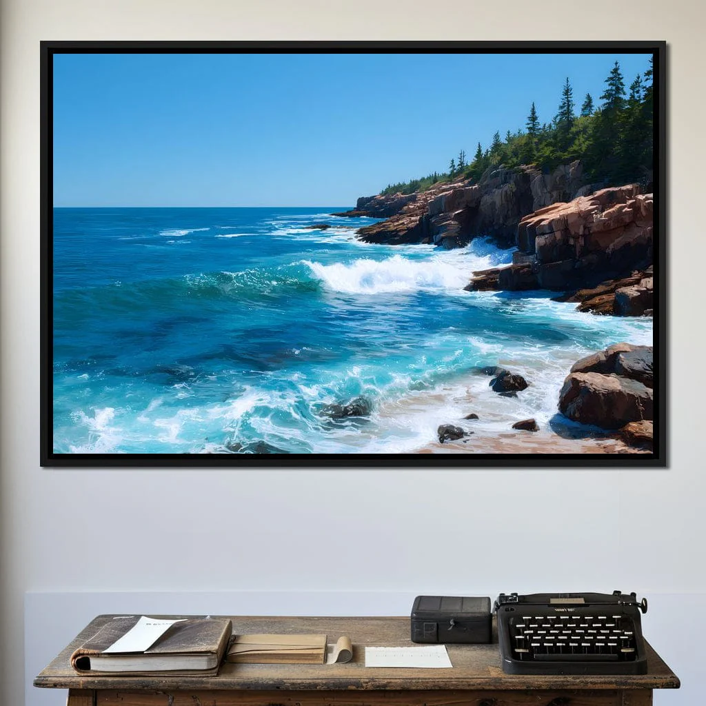 Rocky Coast Whitewave Horizon - Image 2
