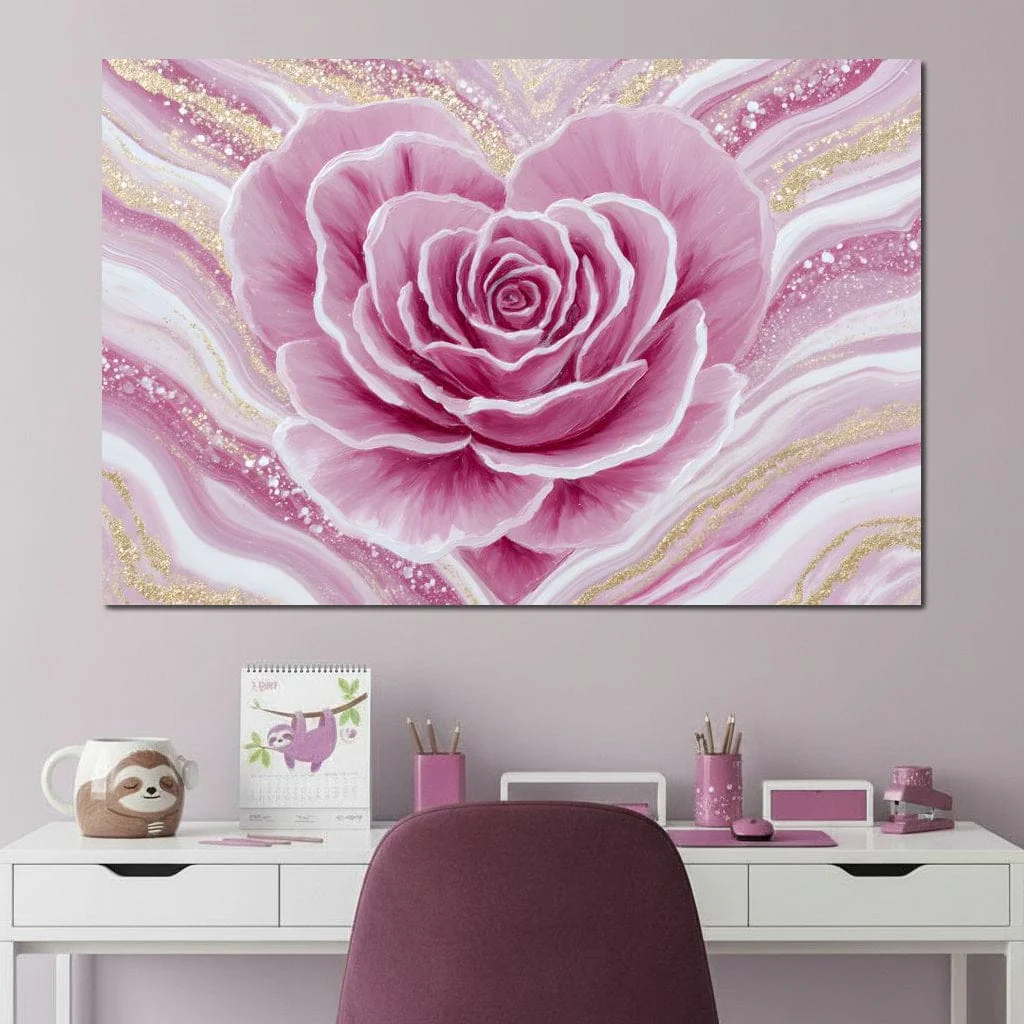 Rose Petal Heart Glow Gold - Image 6