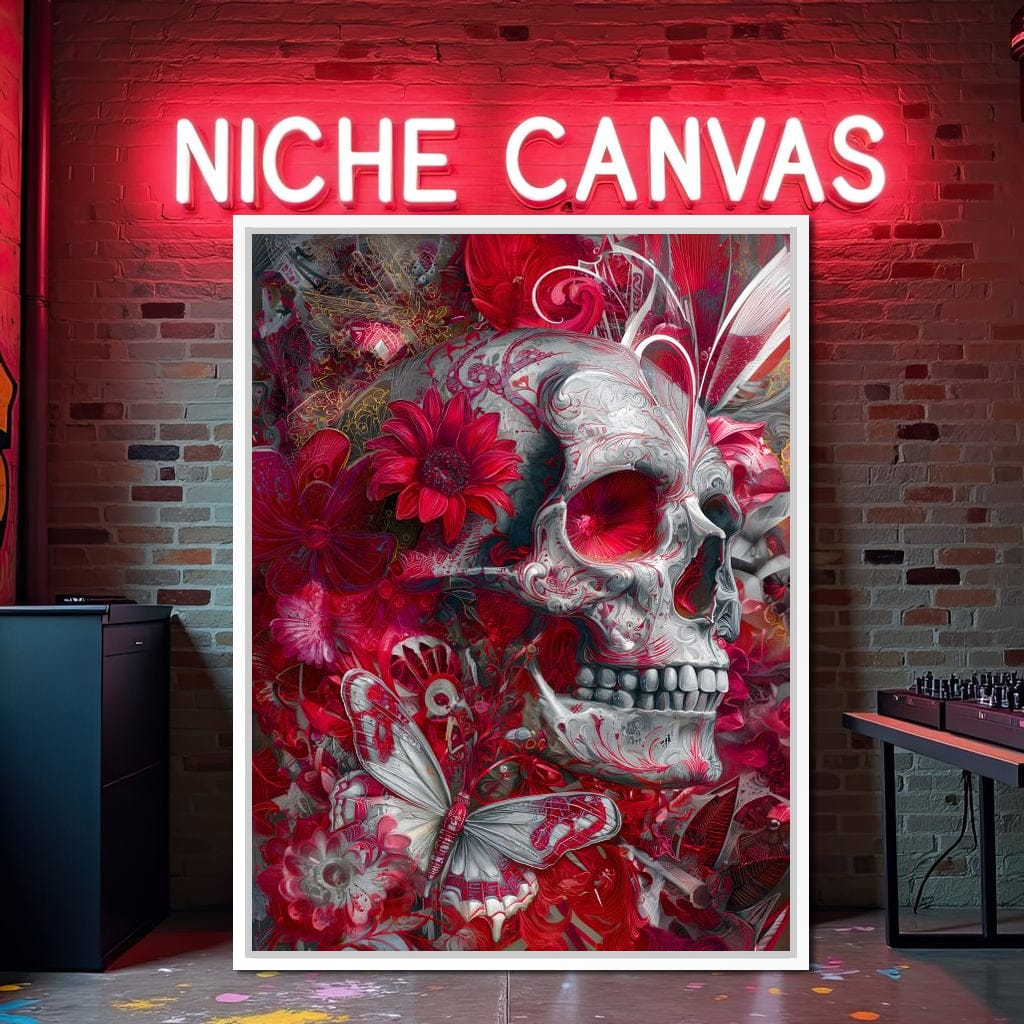 Rose Petal Skull Garden Feast - Image 13
