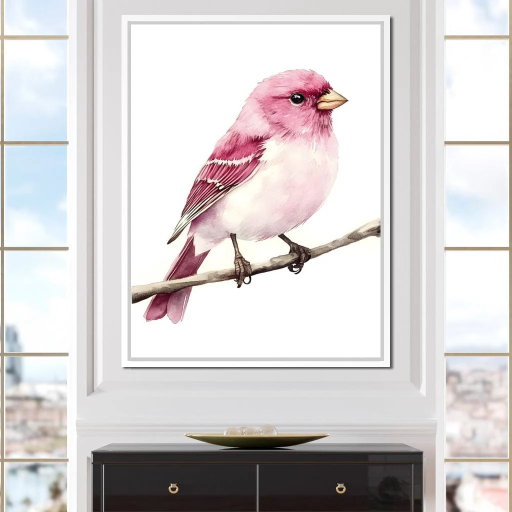 Rosefinch Perched On Spring - Image 10