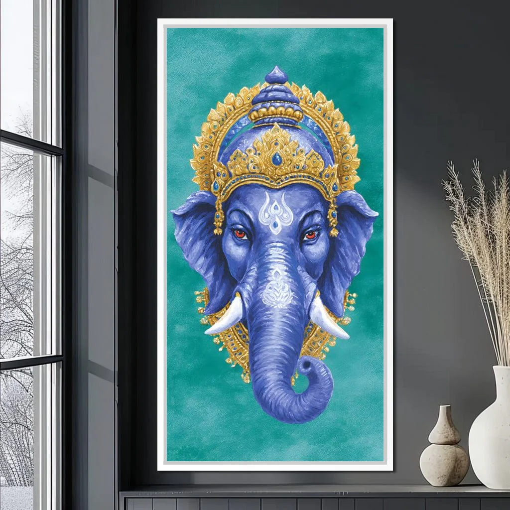 Royal Indigo Elephant Majesty - Image 11