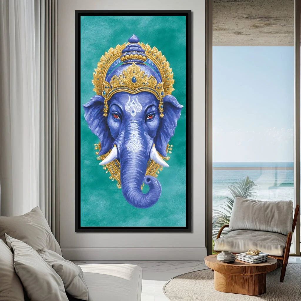 Royal Indigo Elephant Majesty - Image 4