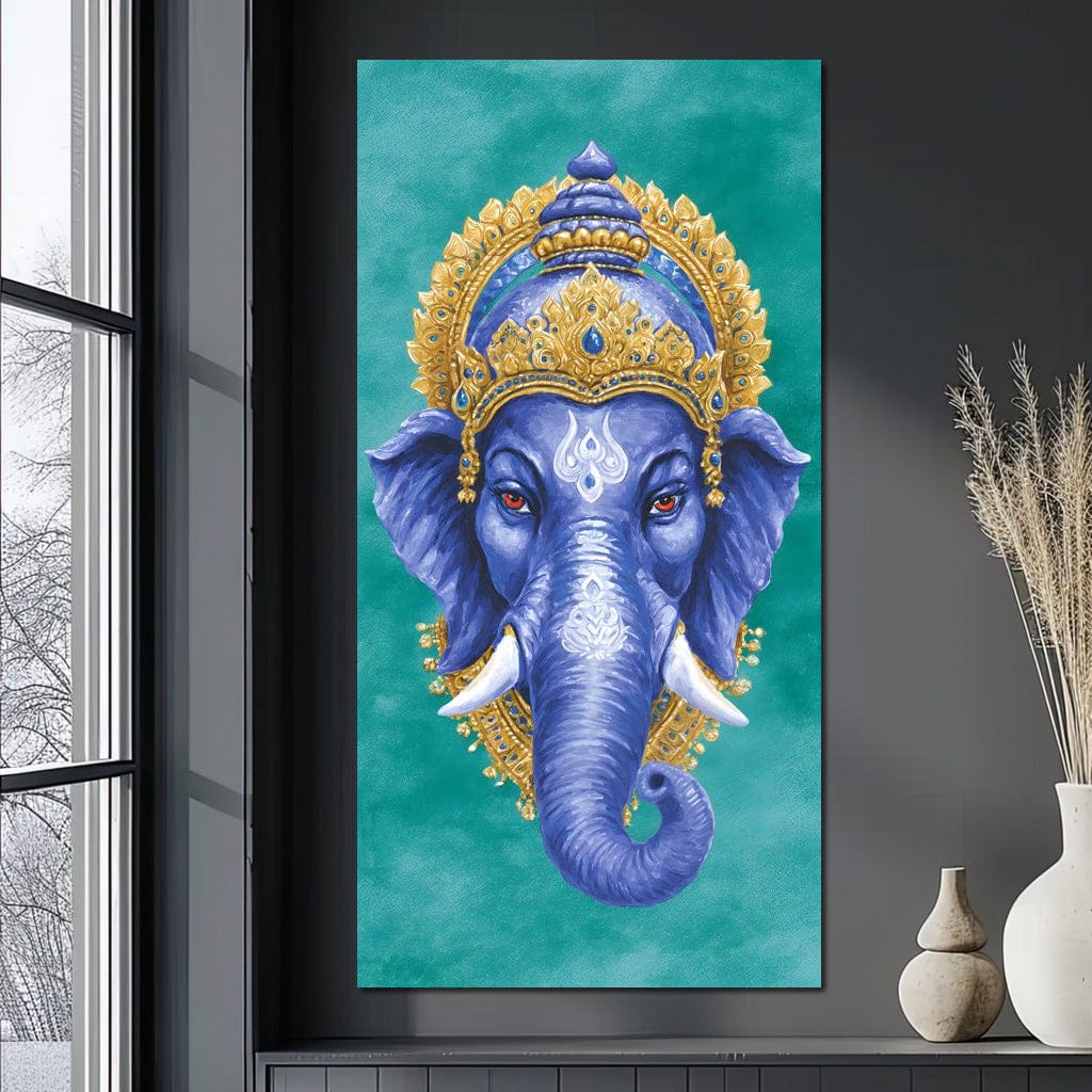 Royal Indigo Elephant Majesty - Image 8