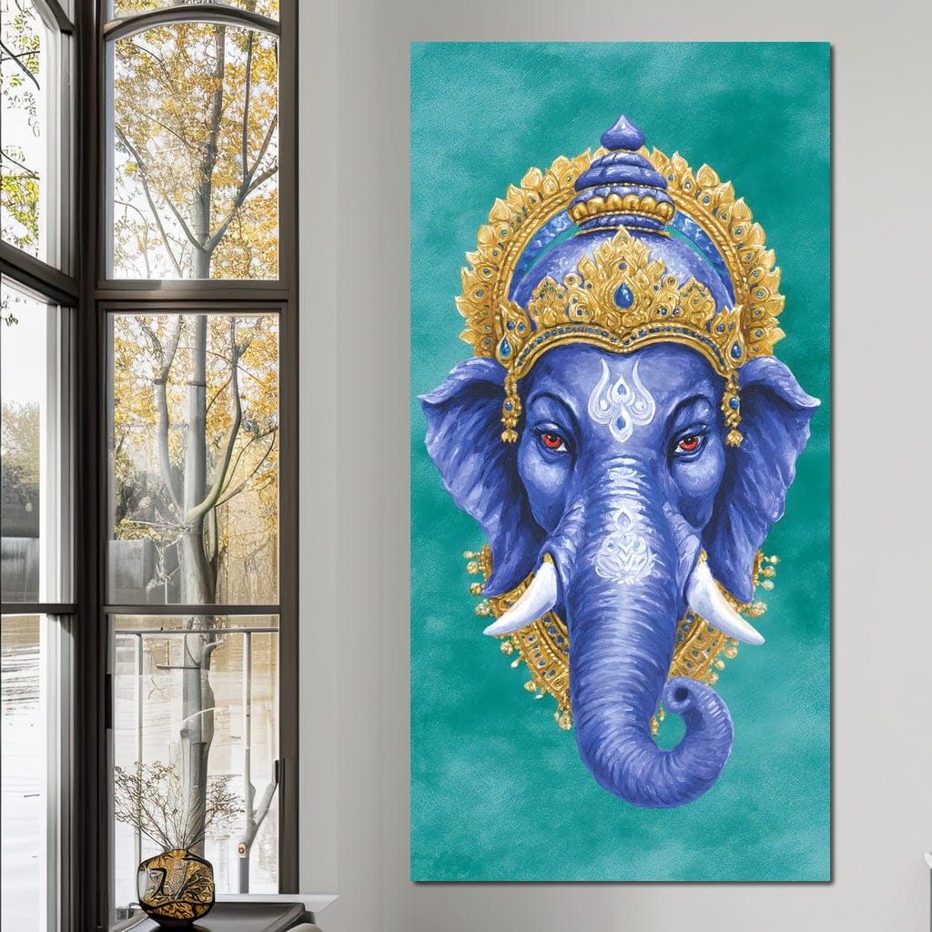 Royal Indigo Elephant Majesty - Image 9
