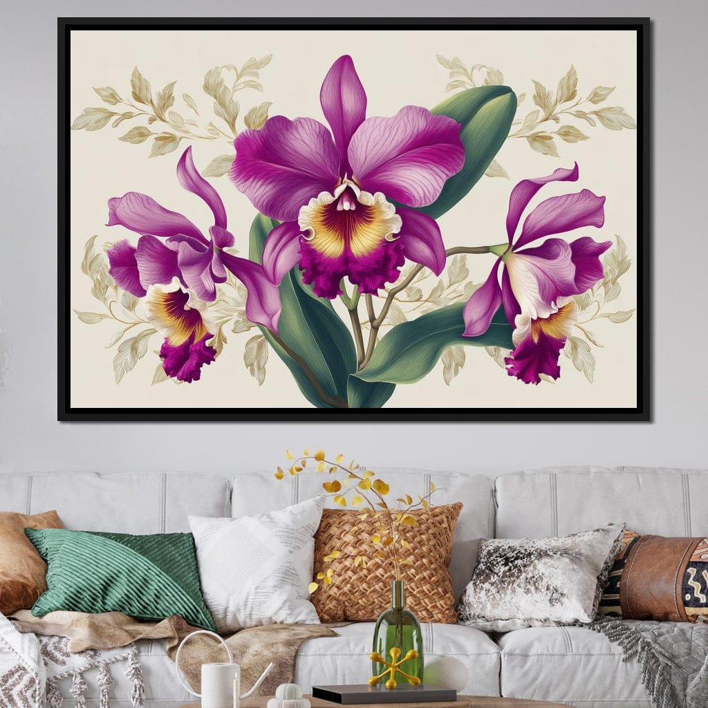 Royal Orchid Botanical Study - Image 2