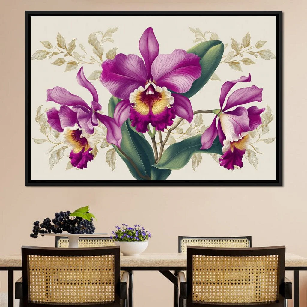 Royal Orchid Botanical Study - Image 3