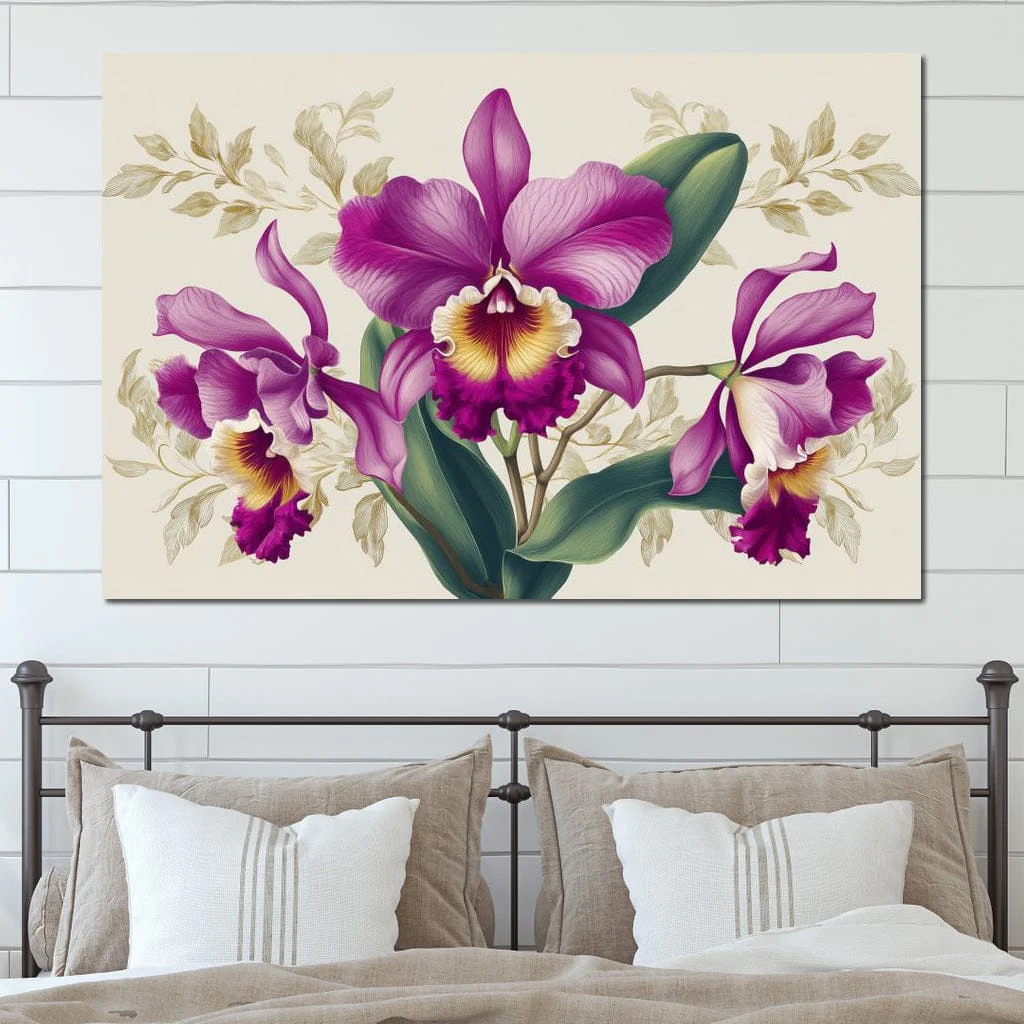 Royal Orchid Botanical Study - Image 7