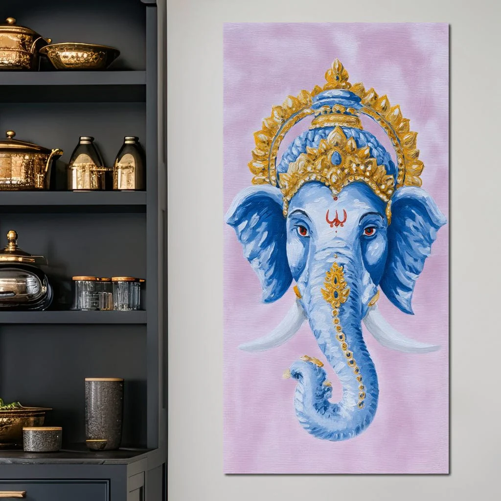 Sacred Blue Ganesha Majesty - Image 7