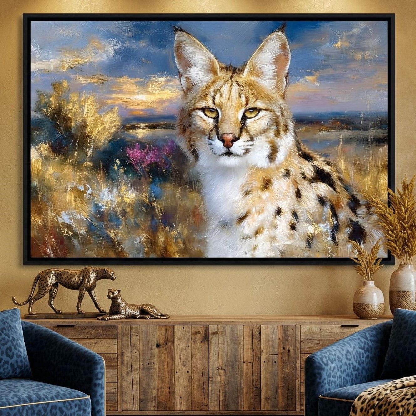 Savanna Serval Sunset Glow - Neal Hackett - Image 2