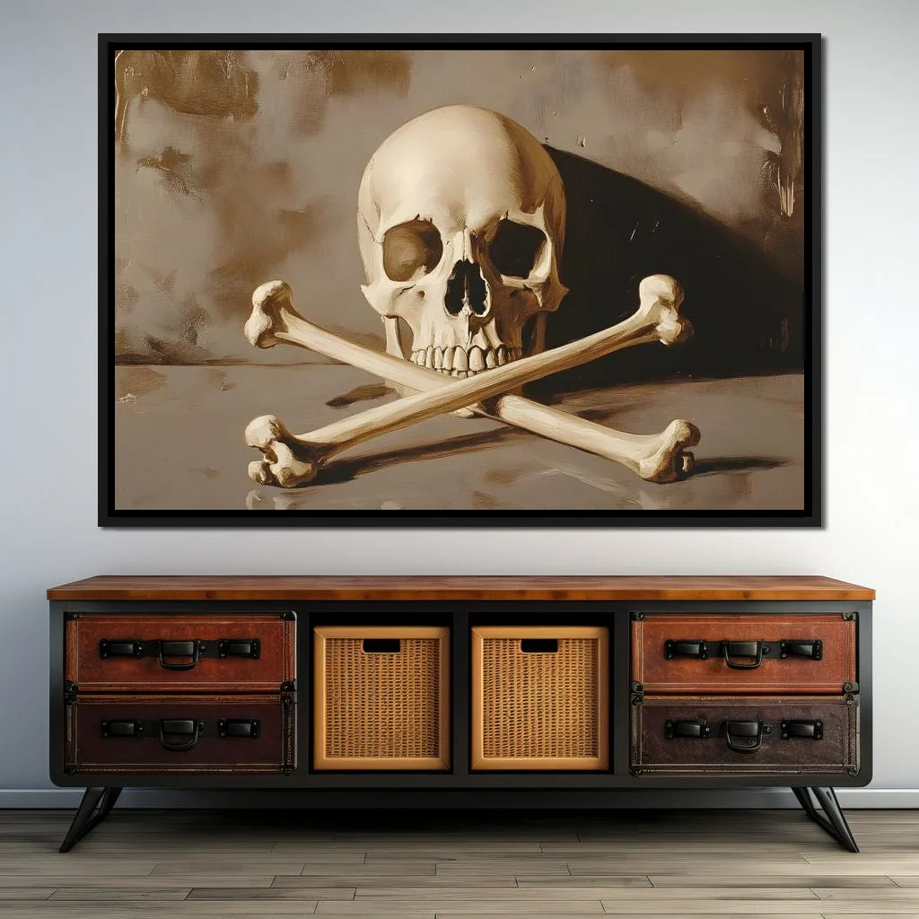 Sepia Skull And Crossbones Still - Image 2