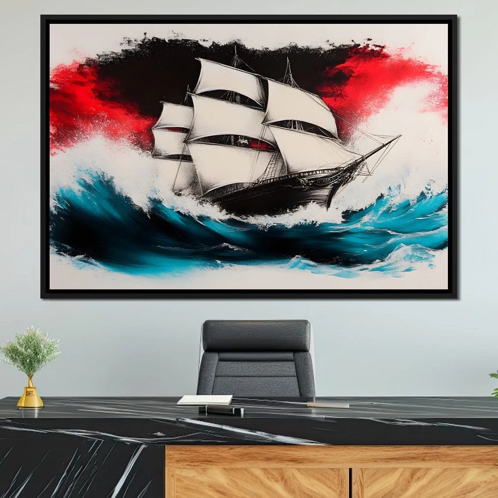 Ship of the Tempest Waves
