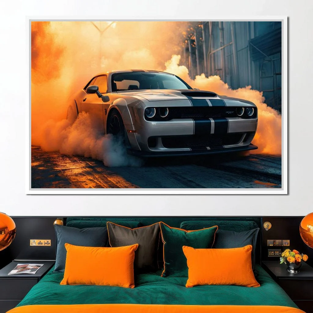 Silver Hellcat Burnout - Rider Art - Image 10