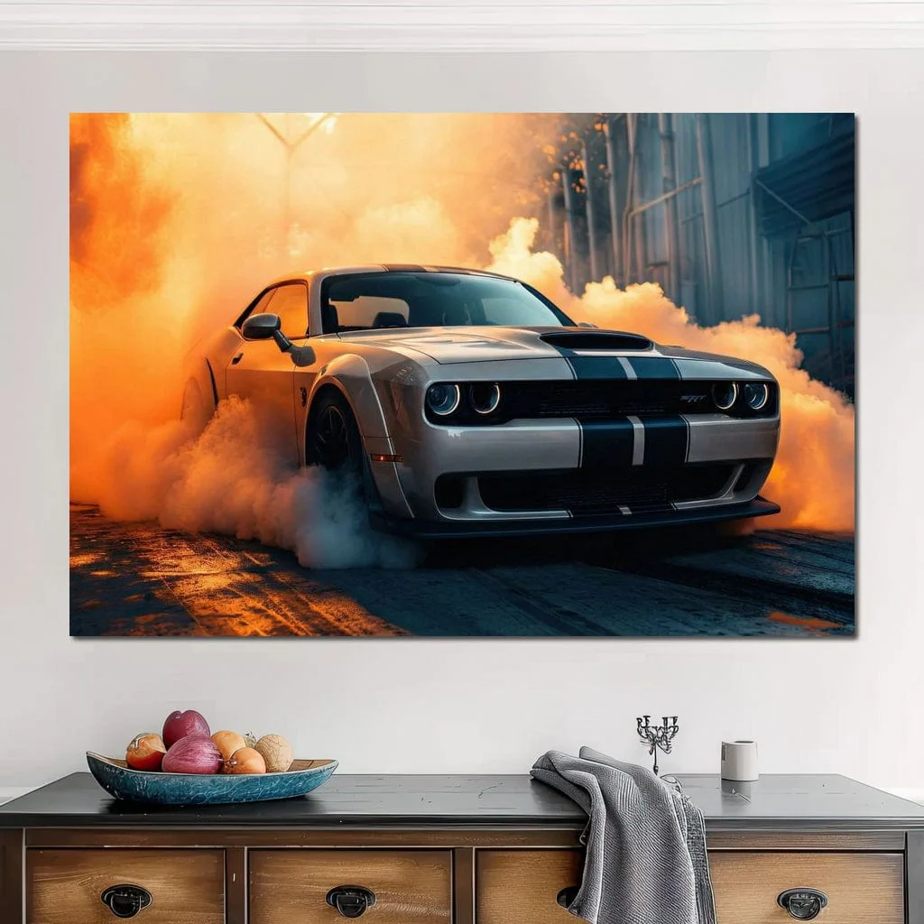 Silver Hellcat Burnout - Rider Art - Image 7