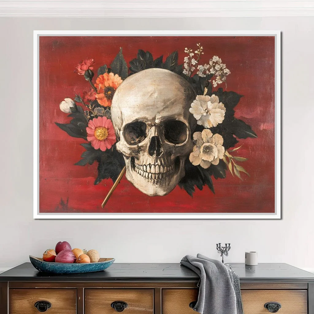 Skull and Floral Reverie - Image 9