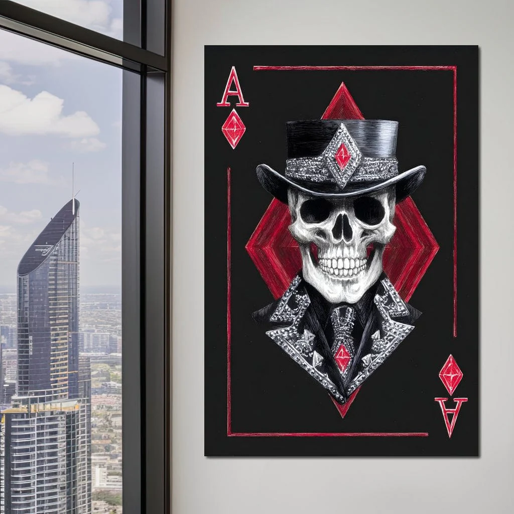 Skull King Ace of Diamonds - Image 5