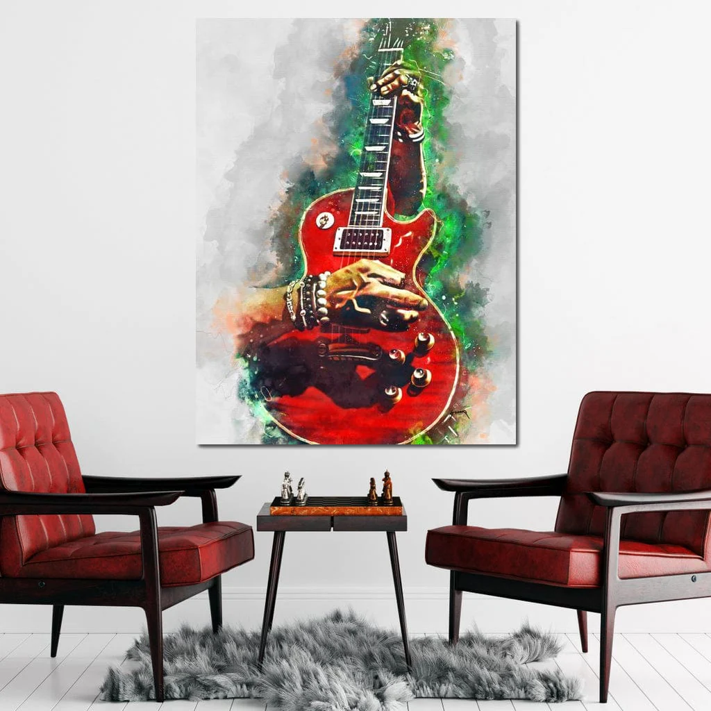 Slash Blood Red Guitar - Abraham Szomor - Image 3
