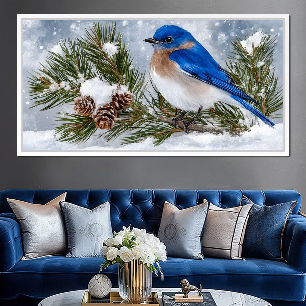 Snowy Bluebird Tranquility - Image 14