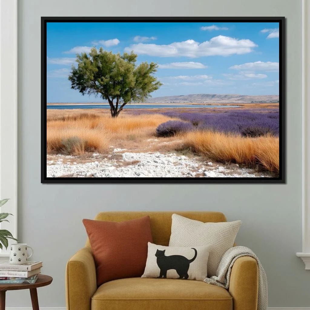 Solitary Tree Salt Marsh Sky - Image 3