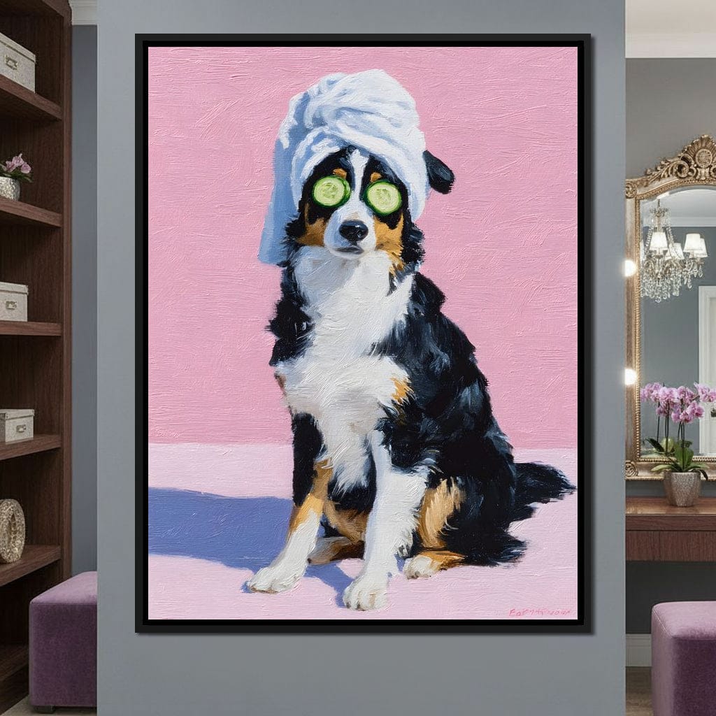 Spa Day Aussie Shepherd Pup - Image 2