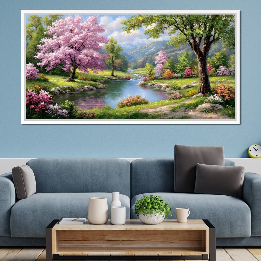 Spring Blossom Mountain Stream - Image 11