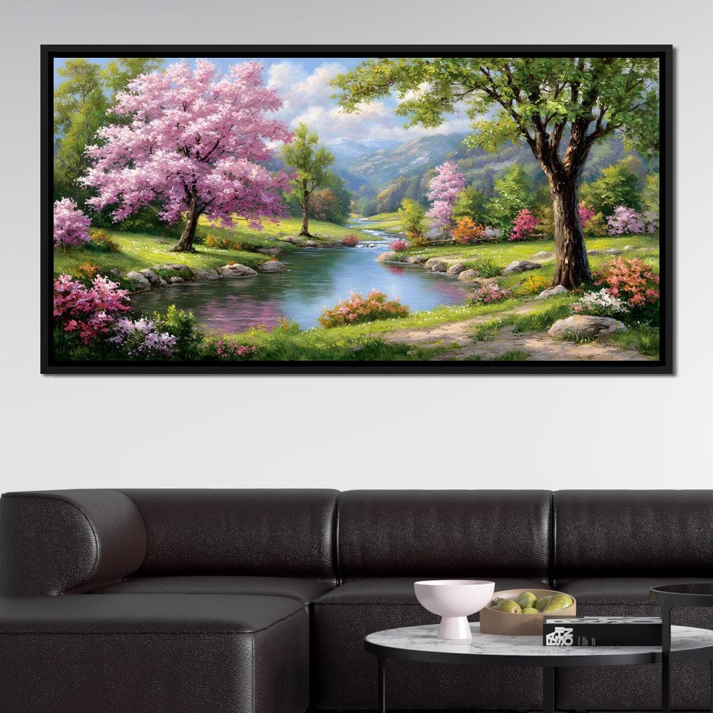 Spring Blossom Mountain Stream - Image 4