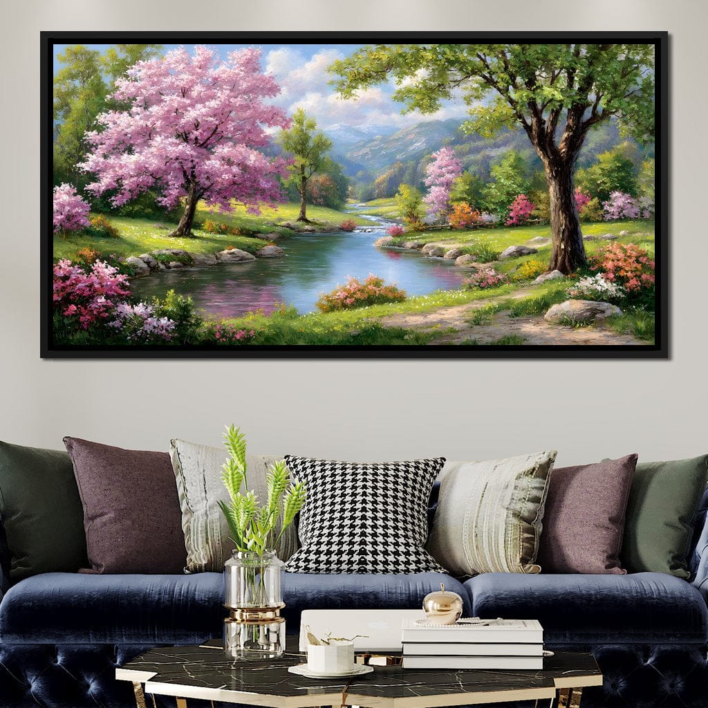 Spring Blossom Mountain Stream - Image 5