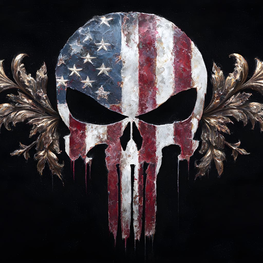 Stars Stripes Resolute Skull - Image 13