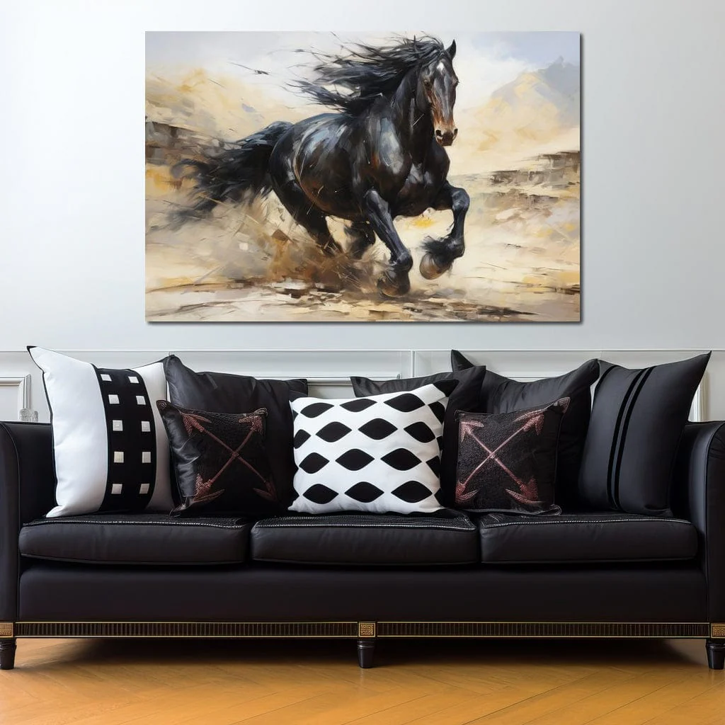 Stocky Black Horse - Image 6