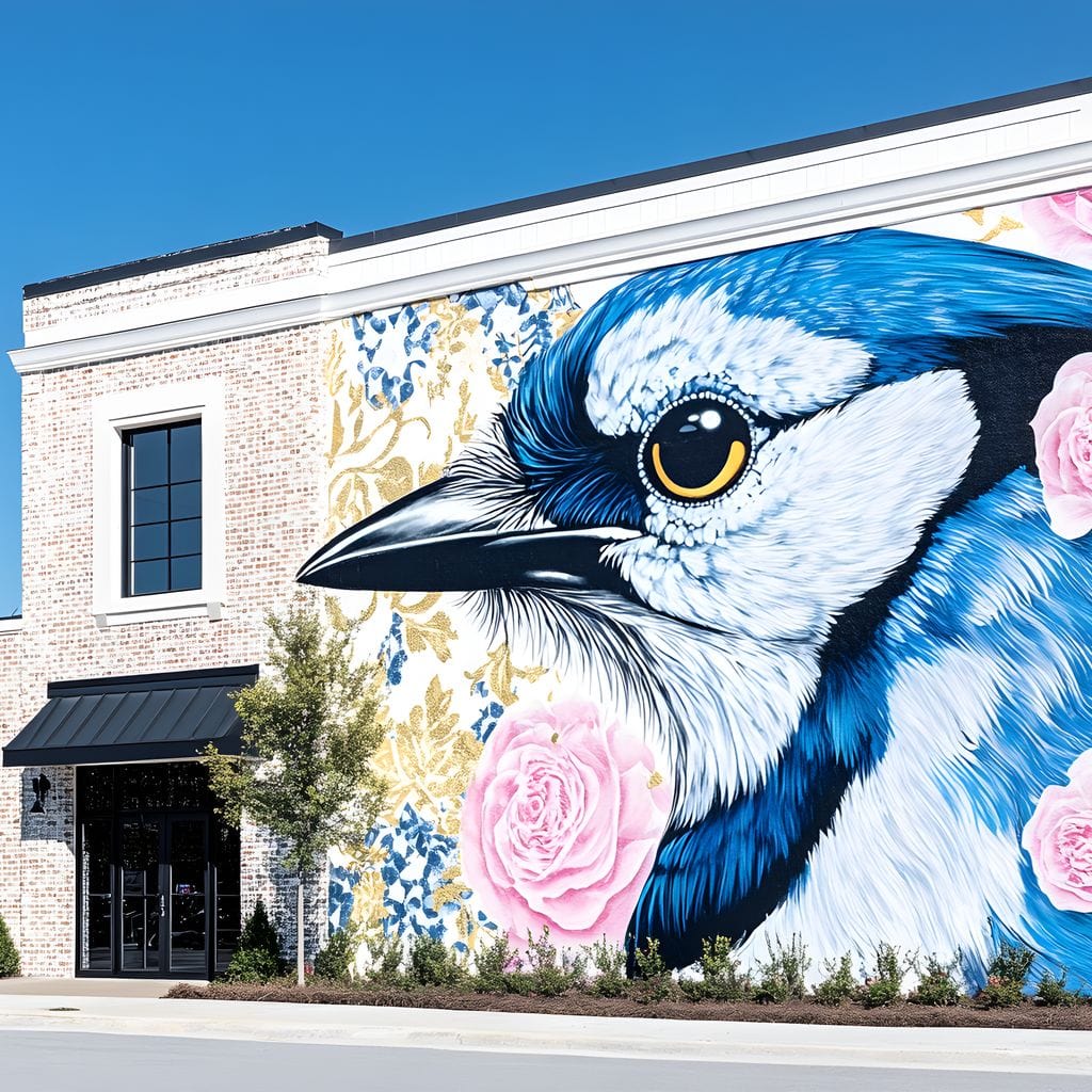 Street Art - Majestic Bluebird - Image 13
