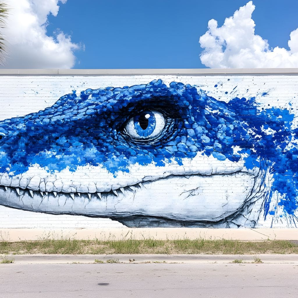 Street Art - Vivid Reptilian Glance - Image 13