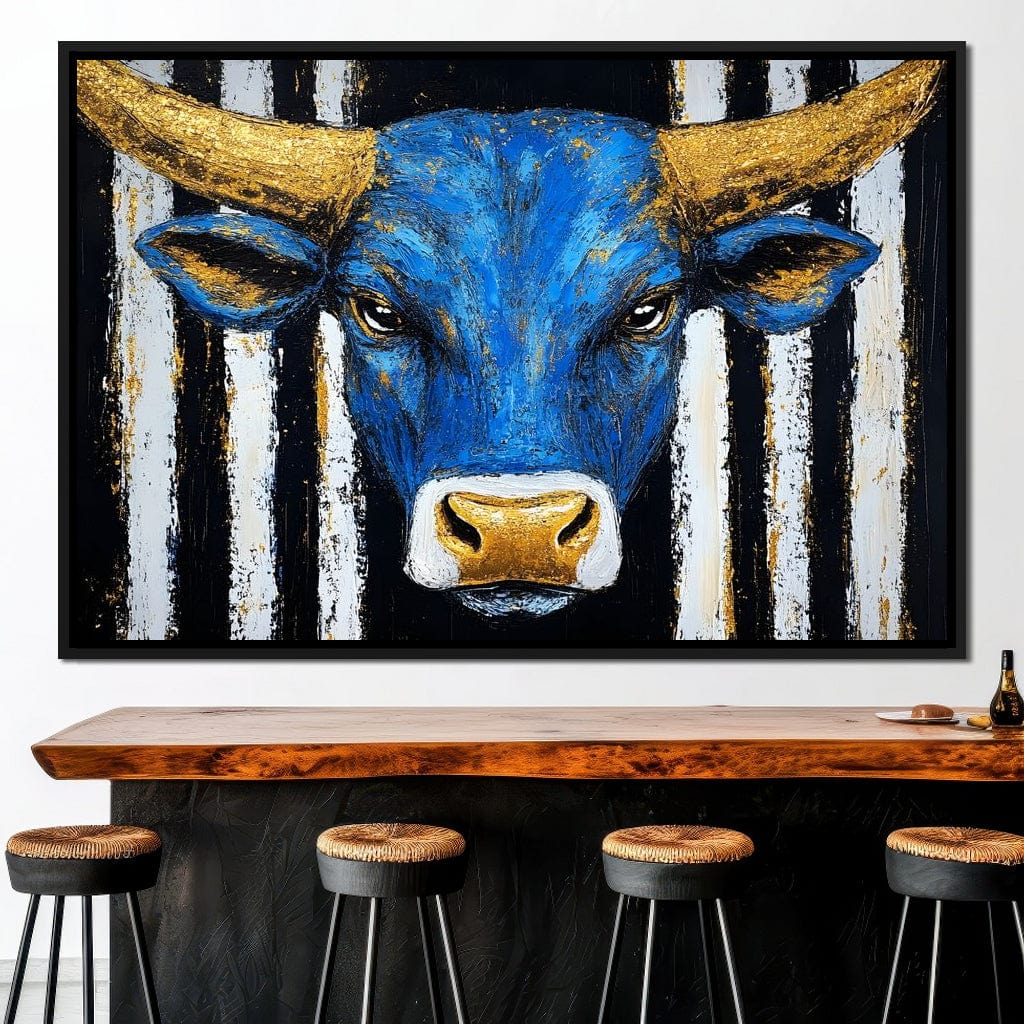 Striped Bull Portrait - Alicia Smith - Image 2