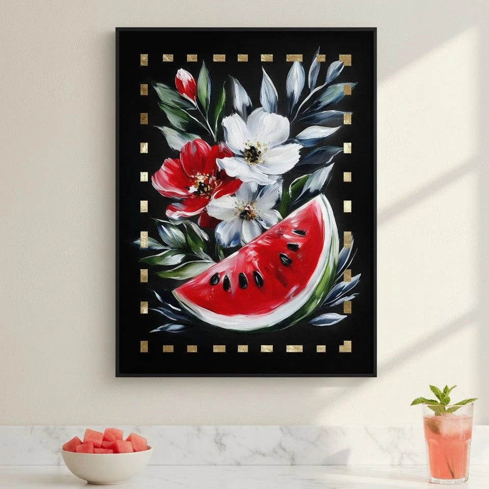 Summer Floral Watermelon Delight