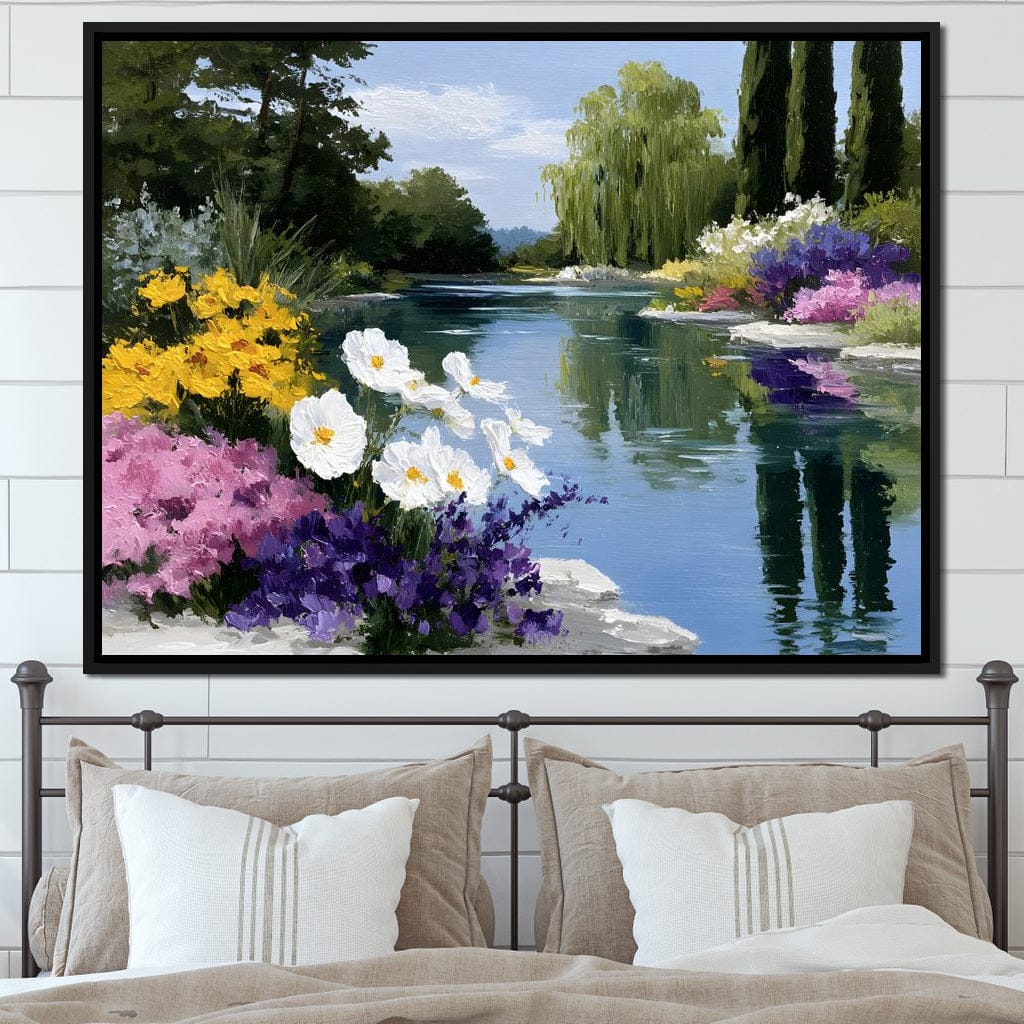 Summer Garden Lakeside Reflection - Image 2