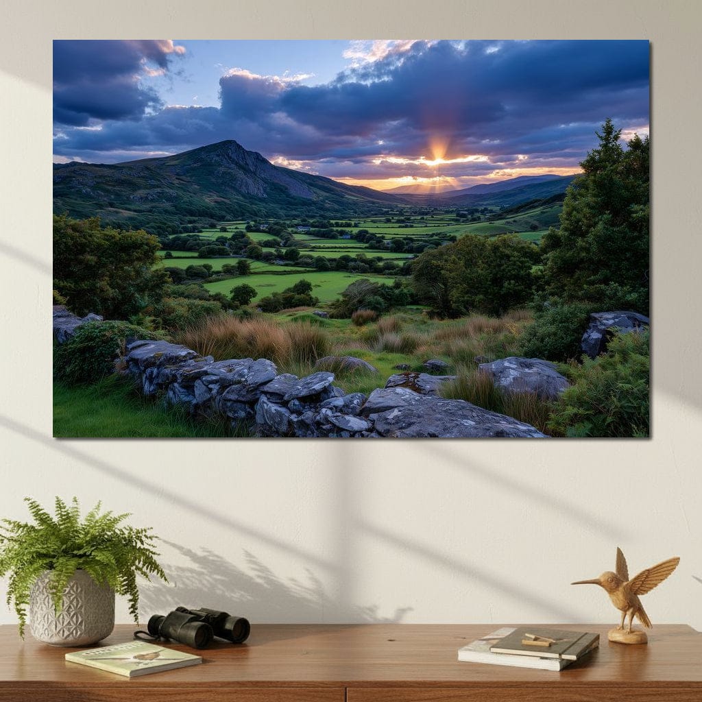 Sunbeams Over Green Valley - Image 7