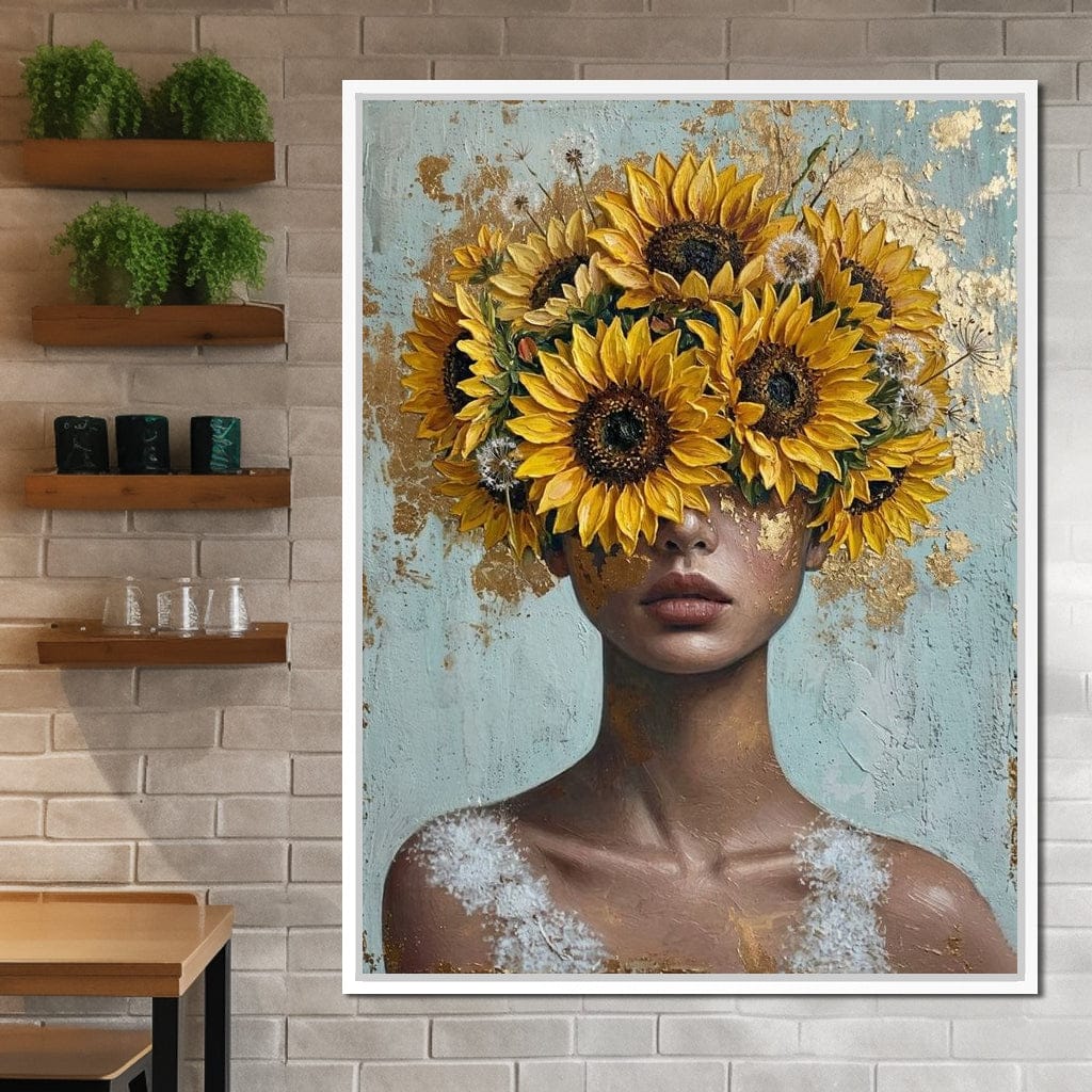 Sunflower Head Spring Portrait - Image 10