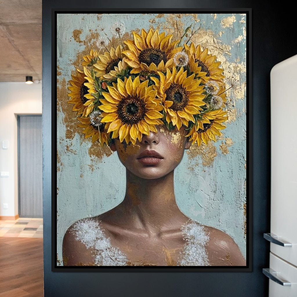 Sunflower Head Spring Portrait - Image 8