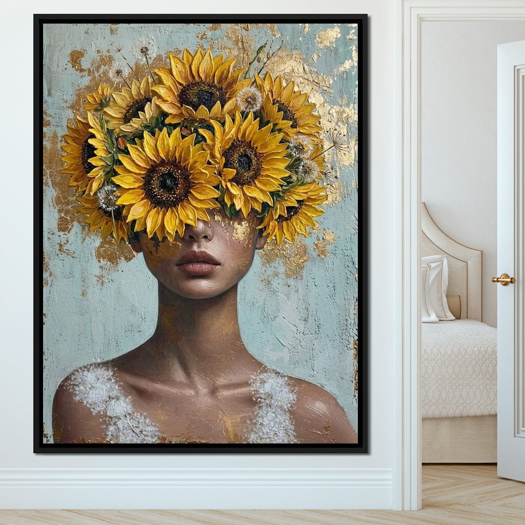 Sunflower Head Spring Portrait - Image 9