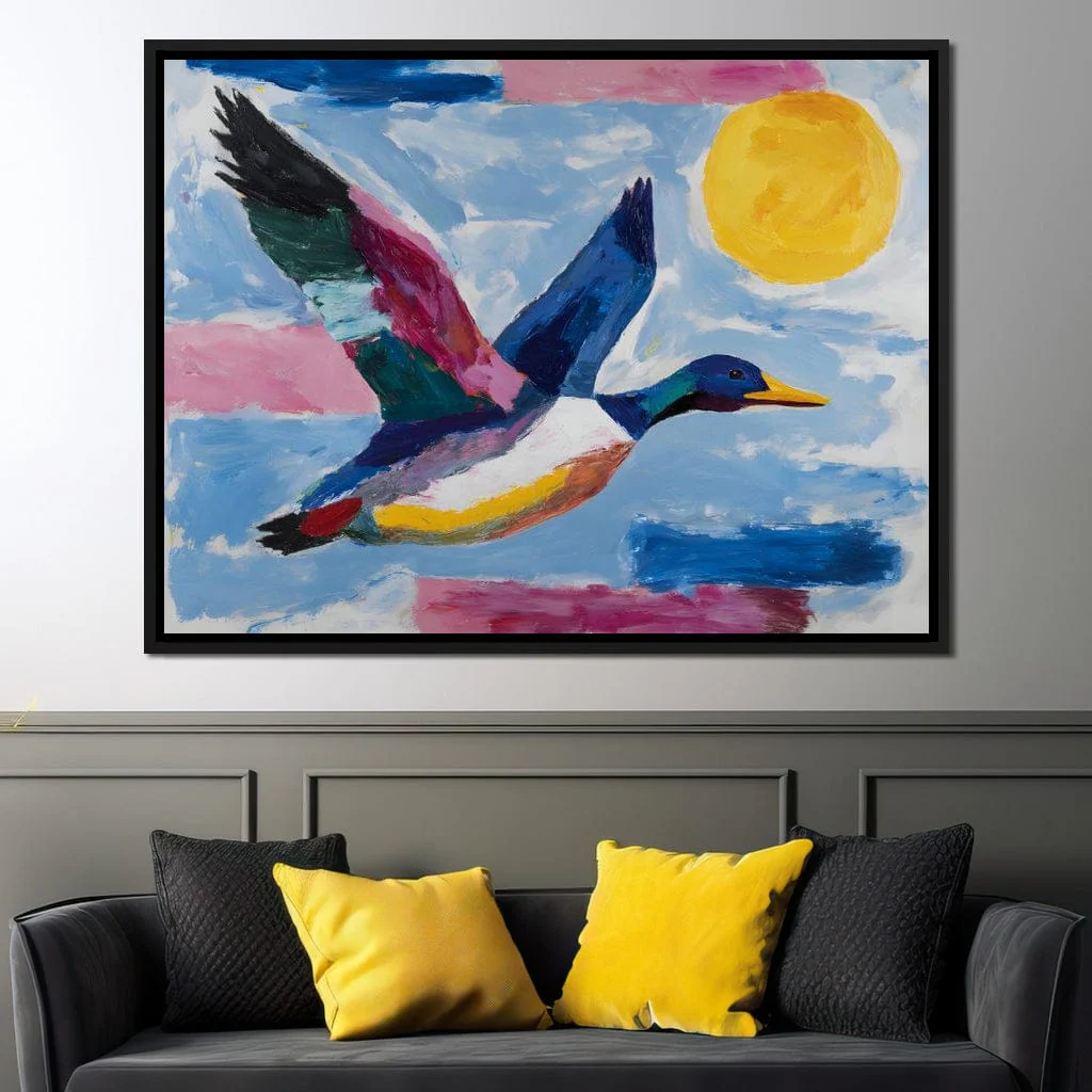 Sunlit Flight of Wild Duck - Image 9