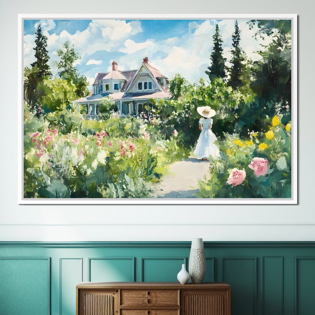 Sunlit Garden By Victorian House - Image 12
