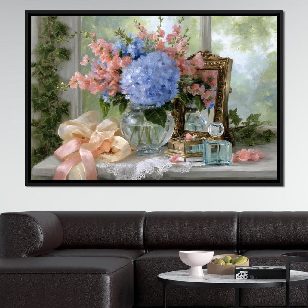 Sunlit Hydrangea Still Life - Image 4