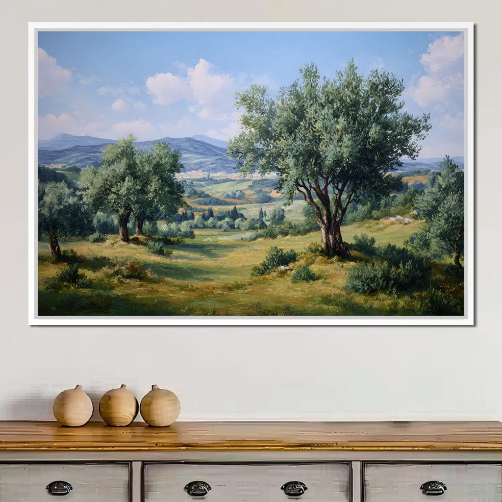 Sunlit Olive Grove Vista - Image 11