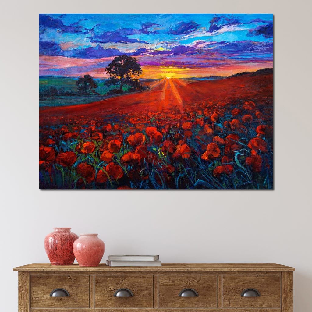 Sunset Over the Poppy Fields - Image 3