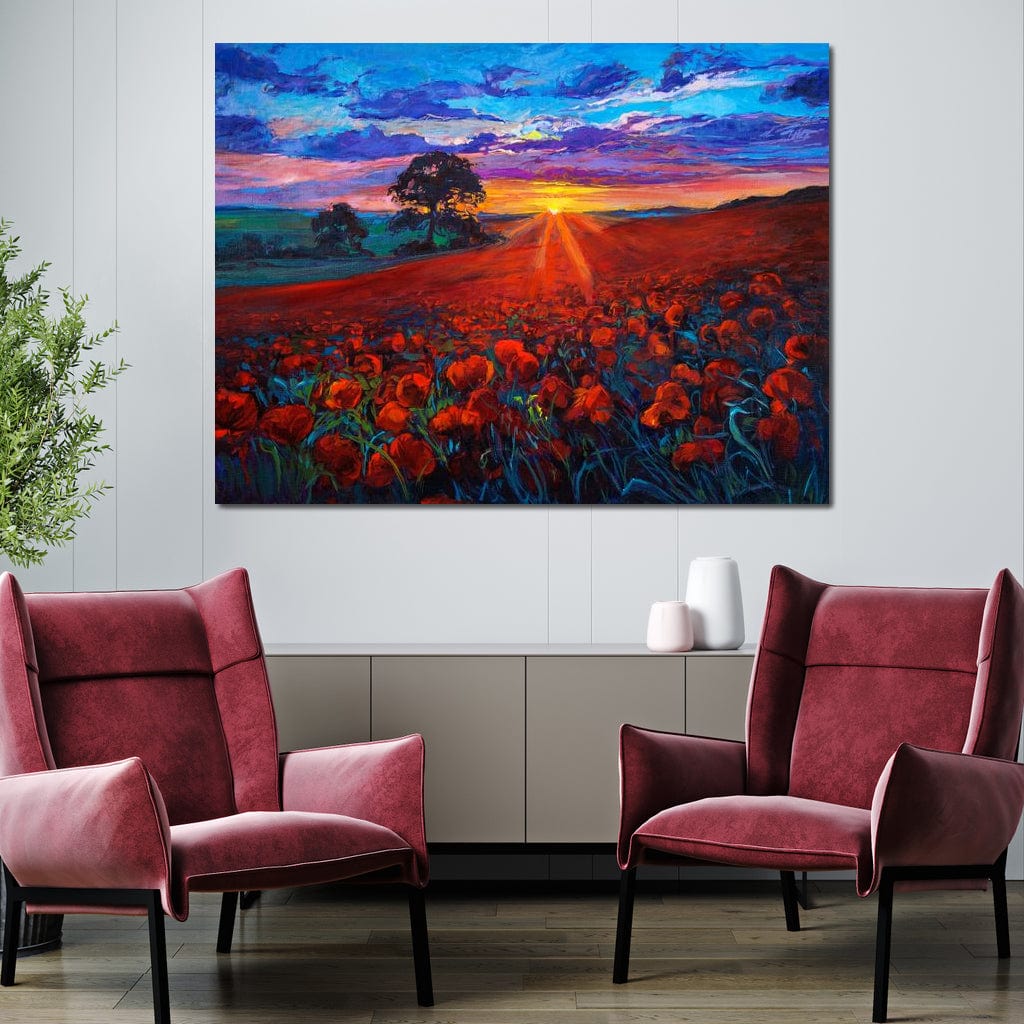 Sunset Over the Poppy Fields - Image 4