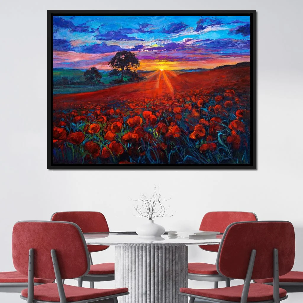 Sunset Over the Poppy Fields - Image 9