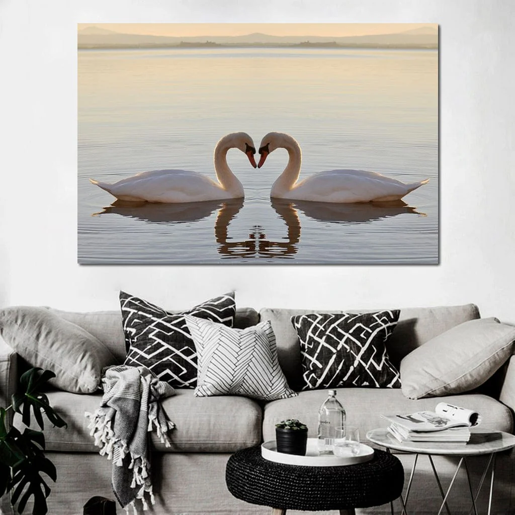 Swans On The Lake - Image 3