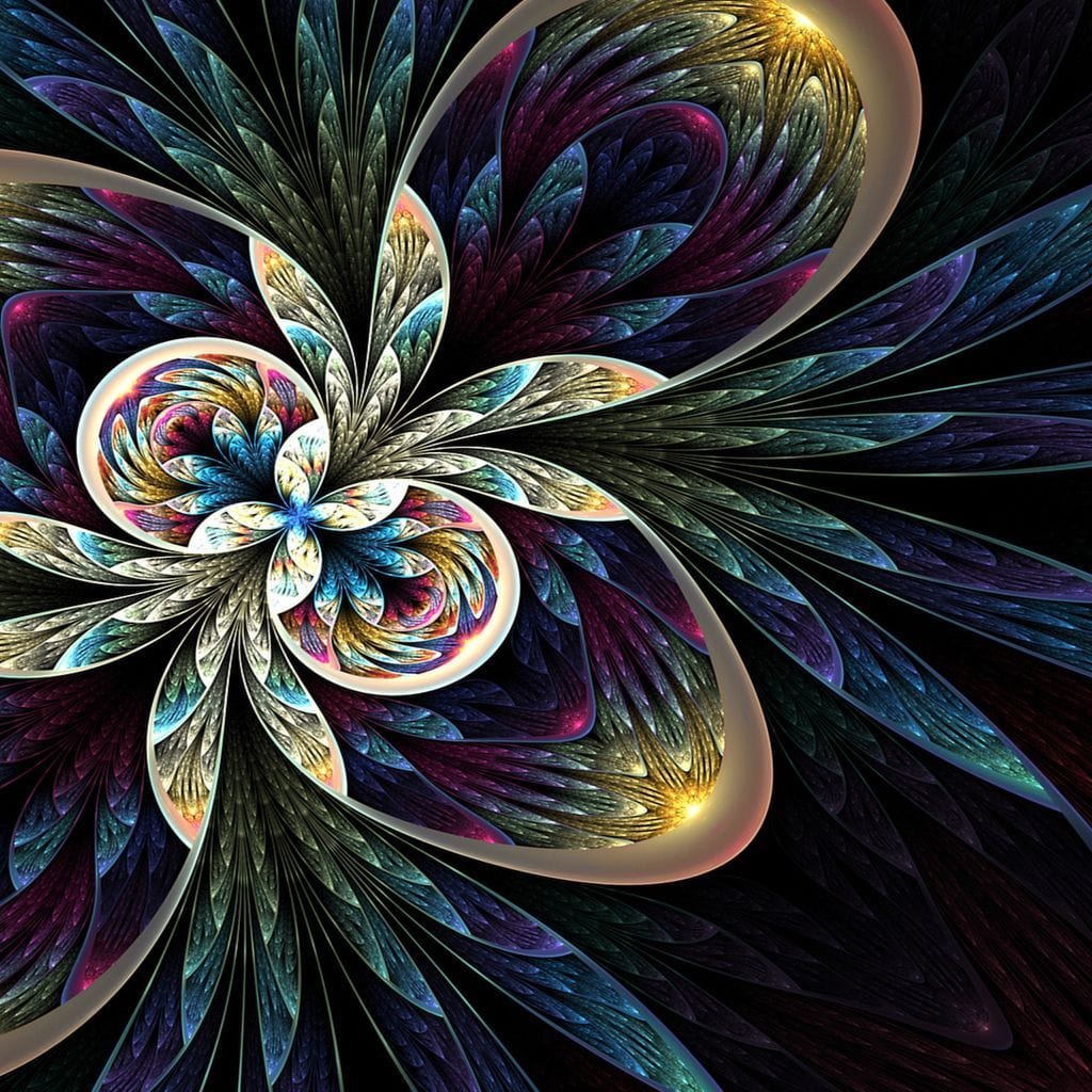Symmetrical Digital Flower - Image 6