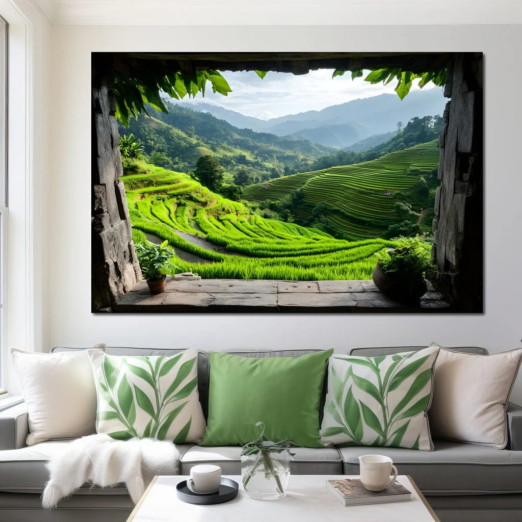Terraced Valley Morning Glow - Image 8
