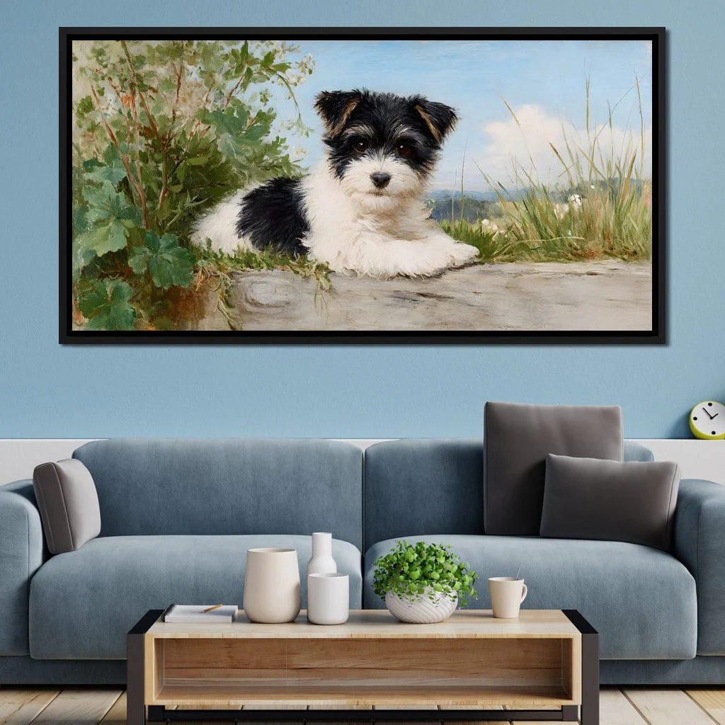 Terrier Tranquility in Bloom - Image 2